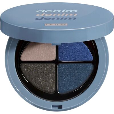 Pupa - Denim Oogschaduw Palet - 4 Kleuren - Oogmake-up Pupa - Denim Oogschaduw Palet - 4 Kleuren - Oogmake-up