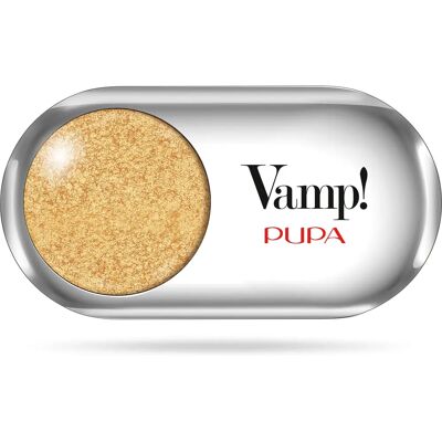 Ombretto Vamp! Metallic di PUPA Milano - Oro 24K, Alta Pigmentazione Ombretto Vamp! Metallic di PUPA Milano - Oro 24K, Alta Pigmentazione