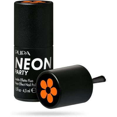 Smaltino Neon Party di Pupa Milano - Arancione Coachella - Finitura Fluorescente Smaltino Neon Party di Pupa Milano - Arancione Coachella - Finitura Fluorescente