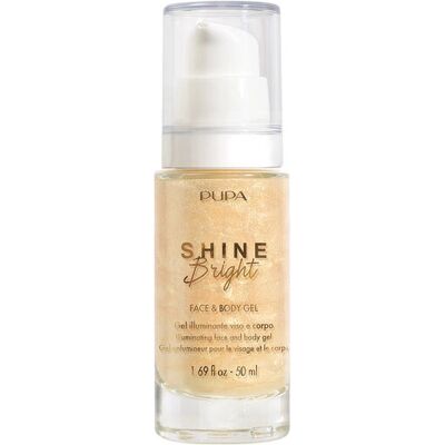 Pupa Milano Shine Bright Gel Illuminate Visage & Corps - 50 ml - Publicité Pupa Milano Shine Bright Gel Illuminate Visage & Corps - 50 ml - Publicité