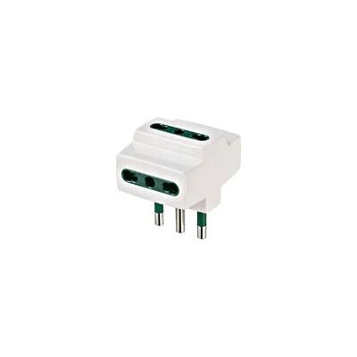 Adaptateur de Prise Vimar - Type L - Blanc Adaptateur de Prise Vimar - Type L - Blanc