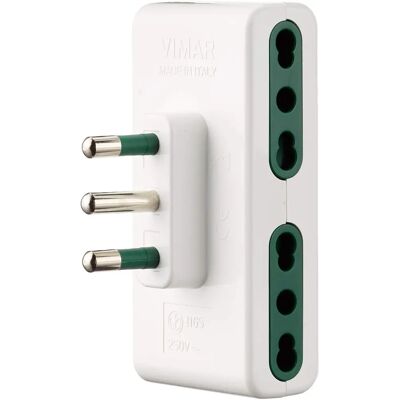 Vimar 16A 2P+T Adaptador de energia - 4 tomadas Vimar 16A 2P+T Adaptador de energia - 4 tomadas