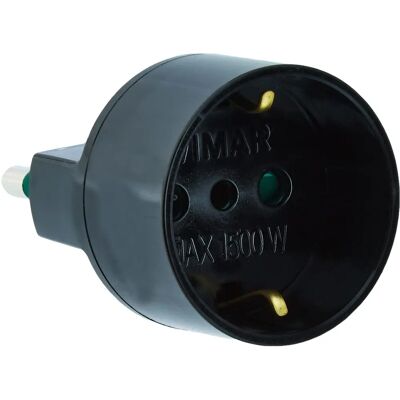 VIMAR Modelo S17 + P30 Adaptador de Energia - 1500W Padrão Italiano VIMAR Modelo S17 + P30 Adaptador de Energia - 1500W Padrão Italiano