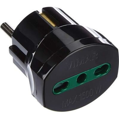 Adaptateur secteur Vimar 16A - Résistant aux chocs, Compatibilité universelle Adaptateur secteur Vimar 16A - Résistant aux chocs, Compatibilité universelle