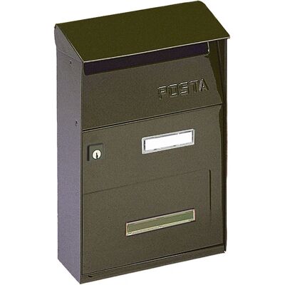ALUBOX Effe Cassetta Postale - Ghisa - 22x11x32.5 cm - Cassetta Postale ALUBOX Effe Cassetta Postale - Ghisa - 22x11x32.5 cm - Cassetta Postale