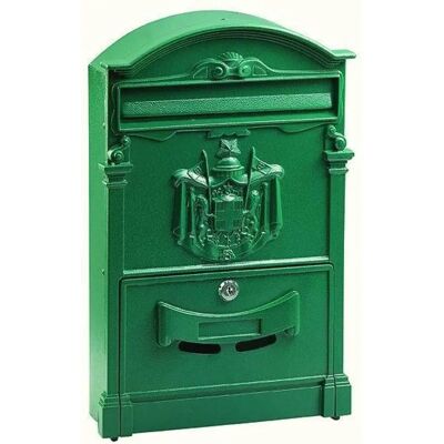 Cassetta Postale Verde Alubox Résidence - 26x41x9 cm Cassetta Postale Verde Alubox Résidence - 26x41x9 cm