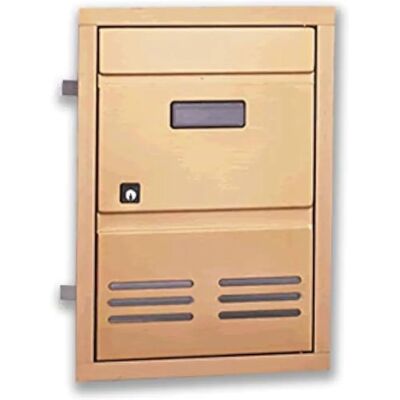 Casella Postale Resistente alle Intemperie Alubox - 29,5x40,5 cm - Grigia - Esterno Casella Postale Resistente alle Intemperie Alubox - 29,5x40,5 cm - Grigia - Esterno