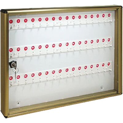 ALUBOX Sleutelhangerbord - Brons aluminium 48 mm - 55x5x40 cm ALUBOX Sleutelhangerbord - Brons aluminium 48 mm - 55x5x40 cm