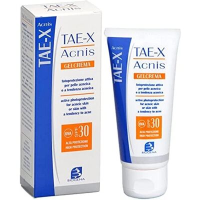 Biogena TAE-X Acnis SPF 30 Gel-Crema - Protezione Solare per Pelle Acneica Biogena TAE-X Acnis SPF 30 Gel-Crema - Protezione Solare per Pelle Acneica
