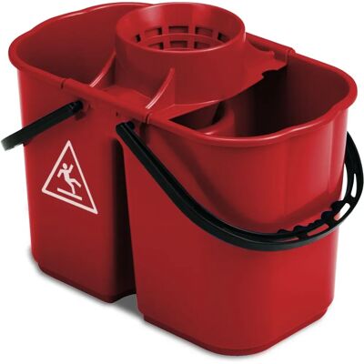 Secchio TTS per Mop - Uso Professionale e Domestico - Rosso Secchio TTS per Mop - Uso Professionale e Domestico - Rosso