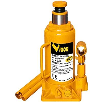 Vigor Model 10 t Hydraulic Bottle Jack - Hydraulic Bottle Jack 10t Vigor Model 10 t Hydraulic Bottle Jack - Hydraulic Bottle Jack 10t