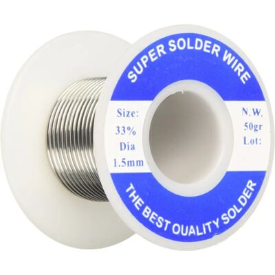 BLINKY - Filo Per Saldare Diam.1,50 Su Rocchetto 33% Gr. 50 - Filo da saldatura BLINKY - Filo Per Saldare Diam.1,50 Su Rocchetto 33% Gr. 50 - Filo da saldatura
