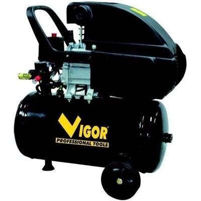Compresor de aire Vigor VCA-24L portátil - 8 bar, 2 HP, 24L Compresor de aire Vigor VCA-24L portátil - 8 bar, 2 HP, 24L