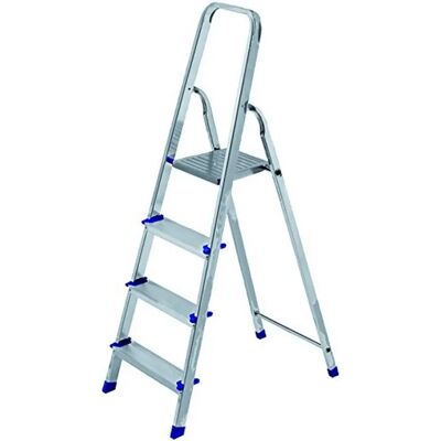 Escalera de aluminio Vigor Acal100 - 4 peldaños, 153cm Escalera de aluminio Vigor Acal100 - 4 peldaños, 153cm