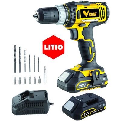 VIGOR-BLINKY - VI-T20 - 20V - 1.5Ah - Drill VIGOR-BLINKY - VI-T20 - 20V - 1.5Ah - Drill