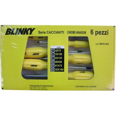 BLINKY Modello - Set di Cacciaviti Ergonomici - Conformità ISO BLINKY Modello - Set di Cacciaviti Ergonomici - Conformità ISO