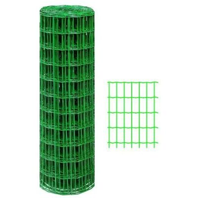 Blinky 0057010 Clôture à mailles - Vert - 10m x 100cm - Maille 75x60 mm - Publicité Blinky 0057010 Clôture à mailles - Vert - 10m x 100cm - Maille 75x60 mm - Publicité