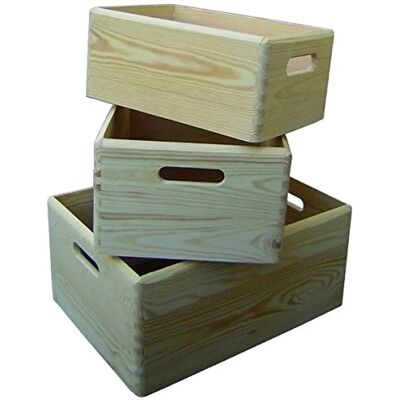 Set Giardino Petunia Blinky - 3 Vasi in Legno Set Giardino Petunia Blinky - 3 Vasi in Legno