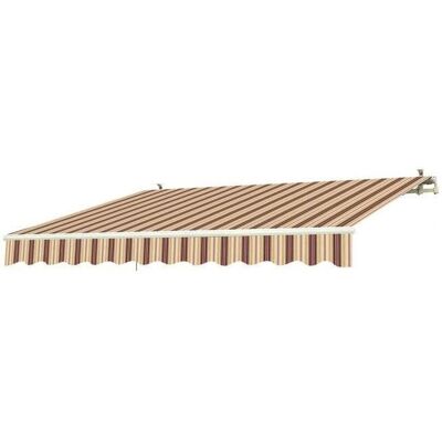 Tenda da sole Blinky bianco rosso - Doppia cerniera alluminio, 195x150cm Tenda da sole Blinky bianco rosso - Doppia cerniera alluminio, 195x150cm