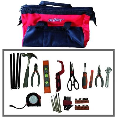 VIGOR-BLINKY - Juego de Herramientas en Bolsa Modelo Joby 47 Piezas - Juego de herramientas VIGOR-BLINKY - Juego de Herramientas en Bolsa Modelo Joby 47 Piezas - Juego de herramientas