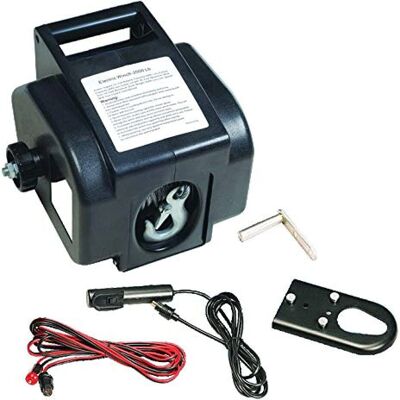 Vigor Malacate Eléctrico 2700kg - 12V, Cable de 9m - Coche y Barco Vigor Malacate Eléctrico 2700kg - 12V, Cable de 9m - Coche y Barco