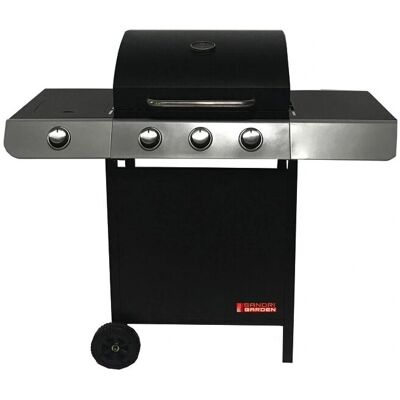 SANDRIGARDEN - Cuba - Negro - 3 quemadores - Barbacoa de gas SANDRIGARDEN - Cuba - Negro - 3 quemadores - Barbacoa de gas