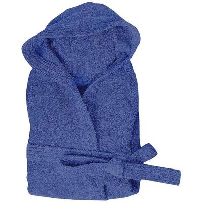 Emmevi - Accappatoio Spugna 100% Cotone - Blu - XXL - Bathrobe Emmevi - Accappatoio Spugna 100% Cotone - Blu - XXL - Bathrobe