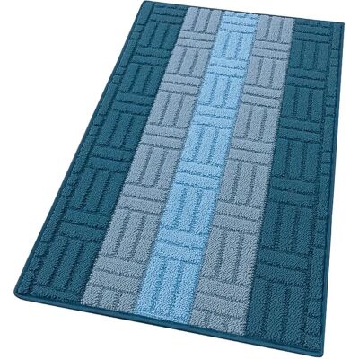 Tappeto Blu 3D Emmevi - Antiscivolo, Assorbe acqua, Multiuso Tappeto Blu 3D Emmevi - Antiscivolo, Assorbe acqua, Multiuso