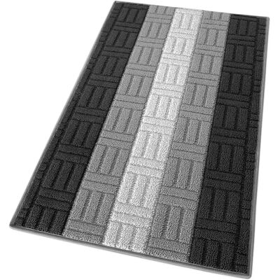 Tappeto Cucina Grigio 3D Tessitura Emmevi - Made in Italy Tappeto Cucina Grigio 3D Tessitura Emmevi - Made in Italy
