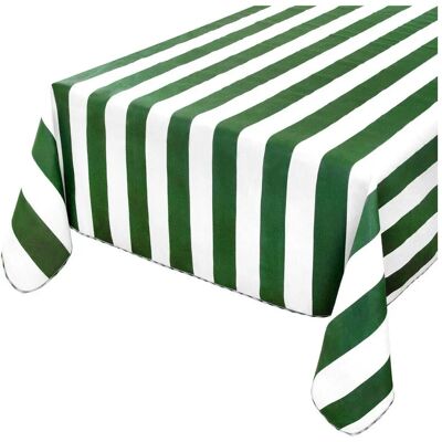 Emmevi - Tovaglia Giardino Cotone Bordata a Righe - 120x160 cm - Tablecloth Emmevi - Tovaglia Giardino Cotone Bordata a Righe - 120x160 cm - Tablecloth