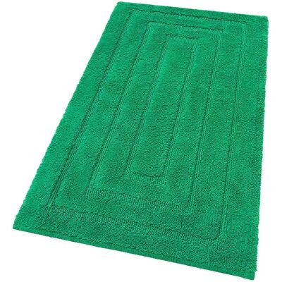 Emmevi - Tappeto da bagno in cotone - Elegante e lussuoso antiscivolo 50x110cm - Verde Emmevi - Tappeto da bagno in cotone - Elegante e lussuoso antiscivolo 50x110cm - Verde