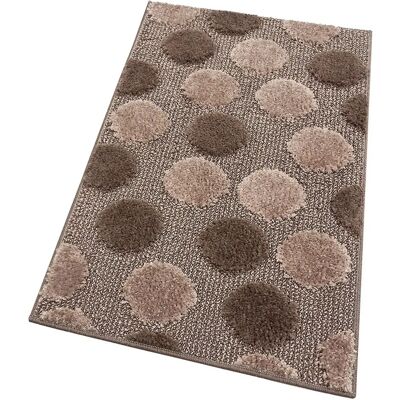 EMMEVI - Tappeto shaggy 50x80 - Marrone - 50x80 cm - Tappeto bagno EMMEVI - Tappeto shaggy 50x80 - Marrone - 50x80 cm - Tappeto bagno