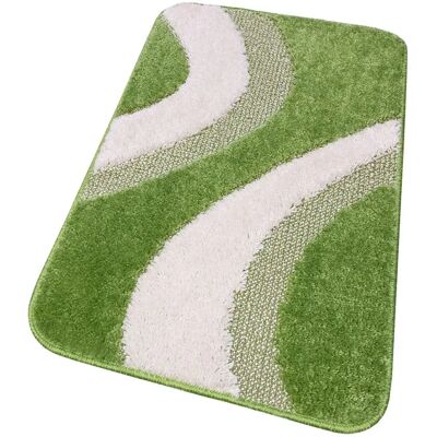 Emmevi - Tappeto Bagno Verde Italiano Moderno 50x80cm - Antiscivolo, Assorbente Emmevi - Tappeto Bagno Verde Italiano Moderno 50x80cm - Antiscivolo, Assorbente