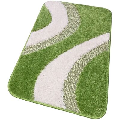 Emmevi Modello 50x110cm Tappeto Bagno Verde - Antiscivolo, Assorbente, Made in Italy Emmevi Modello 50x110cm Tappeto Bagno Verde - Antiscivolo, Assorbente, Made in Italy