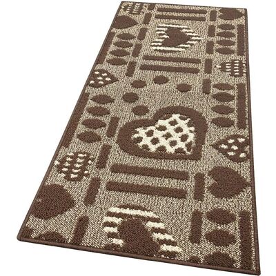 Emmevi Modello - Tappeto Cucina Marrone 3D - Tappeto Cucina Emmevi Modello - Tappeto Cucina Marrone 3D - Tappeto Cucina