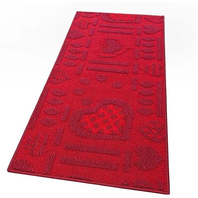 Emmevi - Cuori 3D - Bordeaux - 57x130 cm - Tappeto Emmevi - Cuori 3D - Bordeaux - 57x130 cm - Tappeto