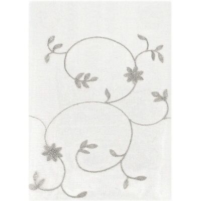 Emmevi - Tende Finestre Porta Interno - Grigio - Fiori - 60x240 cm - Tende Emmevi - Tende Finestre Porta Interno - Grigio - Fiori - 60x240 cm - Tende