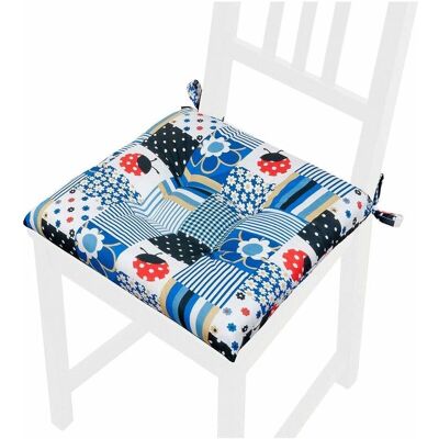 Emmevi - MV S.P.A. - Blu - 40x40cm - Cuscino per sedia Emmevi - MV S.P.A. - Blu - 40x40cm - Cuscino per sedia