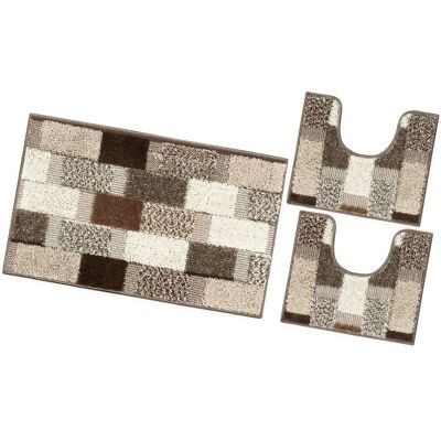 Emmevi MV S.P.A. Set di 3 Tappetini da Bagno - Antiscivolo e Assorbenti Italiani Emmevi MV S.P.A. Set di 3 Tappetini da Bagno - Antiscivolo e Assorbenti Italiani