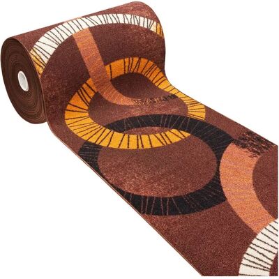 Emmevi Modello 50x80 cm - Tappeto Cucina Marrone - Antiscivolo, Design Moderno Emmevi Modello 50x80 cm - Tappeto Cucina Marrone - Antiscivolo, Design Moderno