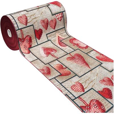 Emmevi - Gobelin - 54x40 cm - Bordeaux - Tappeto Emmevi - Gobelin - 54x40 cm - Bordeaux - Tappeto