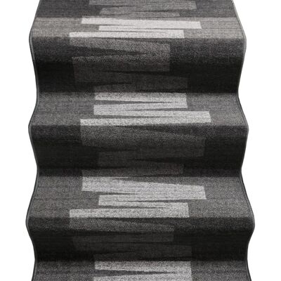 Emmevi Modello Zigzag Grigio - Tappeto per scale e altro Emmevi Modello Zigzag Grigio - Tappeto per scale e altro