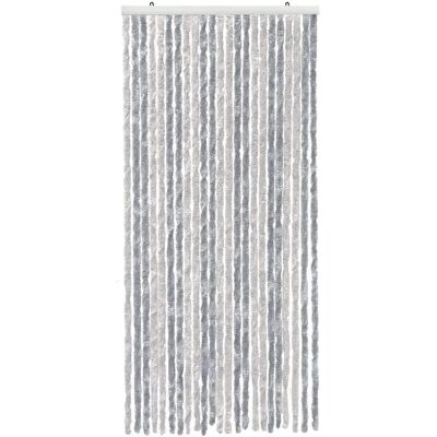 Tenda in ciniglia grigia argento per porta d'ingresso - 100x220 cm - Emmevi Tenda in ciniglia grigia argento per porta d'ingresso - 100x220 cm - Emmevi