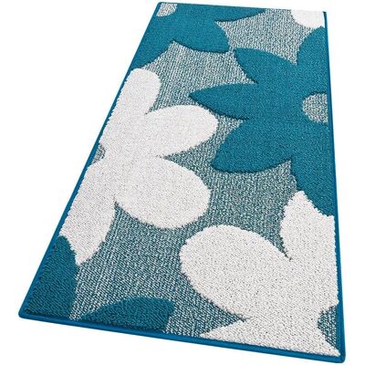 Tappeto Cucina Fiore 3D - Blu - 57x180 cm - Emmevi Tappeto Cucina Fiore 3D - Blu - 57x180 cm - Emmevi