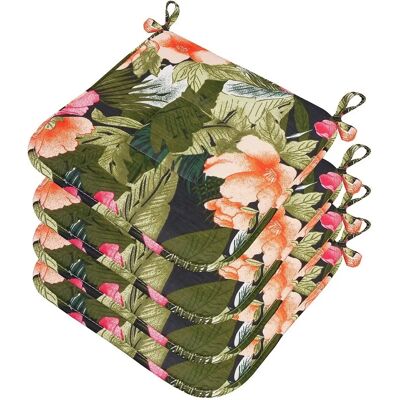 Emmevi - Ensemble 4 Coussins - Coton - 38x38 cm - Coussins - Publicité Emmevi - Ensemble 4 Coussins - Coton - 38x38 cm - Coussins - Publicité