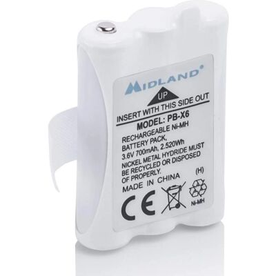 Midland Pb-X6 Battery - 700mAh for XT50/XT60 Midland Pb-X6 Battery - 700mAh for XT50/XT60
