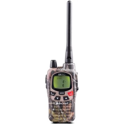 Midland G9 Pro Mimetico - Radio bidirezionale - Impermeabile, Chiamata di emergenza, Doppia banda Midland G9 Pro Mimetico - Radio bidirezionale - Impermeabile, Chiamata di emergenza, Doppia banda