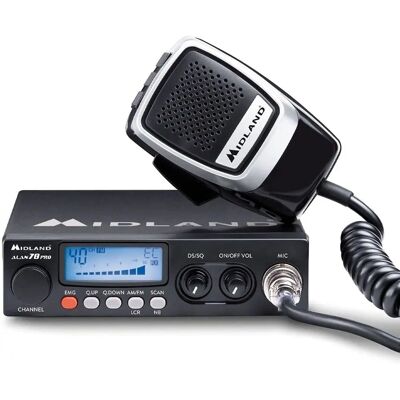 Midland Alan 78 Pro - Multiband CB Radio with Digital Features Midland Alan 78 Pro - Multiband CB Radio with Digital Features
