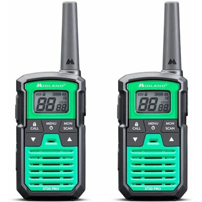 Midland XT30 Pro Verde/Preto Rádio bidirecional - Tipo de produto Midland XT30 Pro Verde/Preto Rádio bidirecional - Tipo de produto