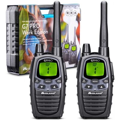 Midland C1090.18 Zwei-Wege-Radio - 446 Kanäle, Schwarz Midland C1090.18 Zwei-Wege-Radio - 446 Kanäle, Schwarz